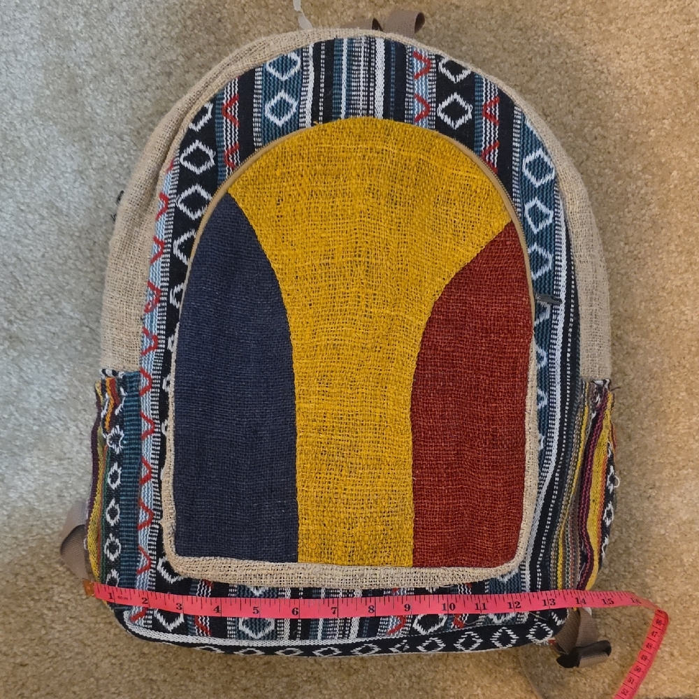 Himalayan‎ Hemp Backpack - Picture 4 of 8